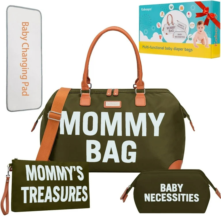 Mommy Diaper Bag for Hospital Labor & Delivery, Multifunction Diaper Tote Bag Pregnancy Must Have... | Walmart (US)