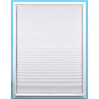 Arlo Blinds Blackout White Cordless Room Darkening Cellular Shade 30 in. W x 60 in. L (Actual Siz... | The Home Depot