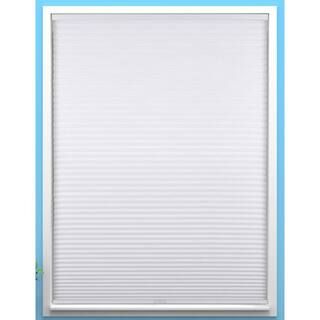 Arlo Blinds Blackout White Cordless Room Darkening Cellular Shade 30 in. W x 60 in. L (Actual Siz... | The Home Depot