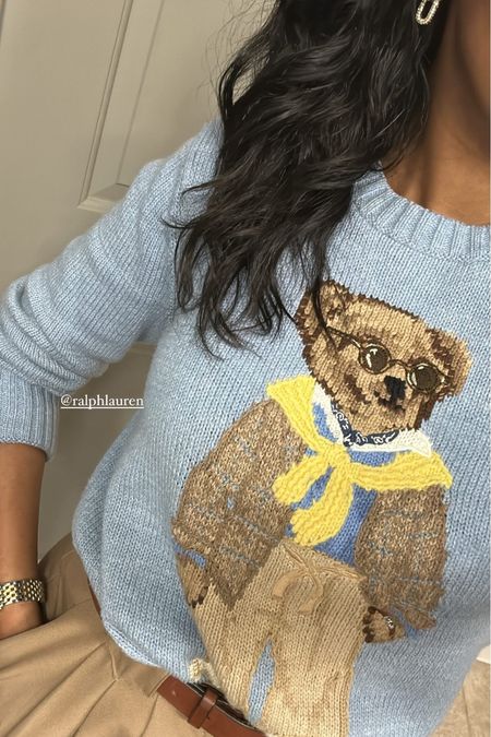 Ralph Lauren Bear Sweater 
🐻 

#LTKbaby #LTKstyletip #LTKworkwear