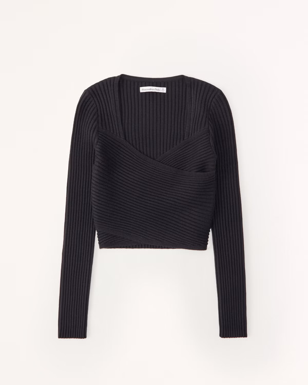 LuxeLoft Slim Wrap Sweater | Abercrombie & Fitch (US)