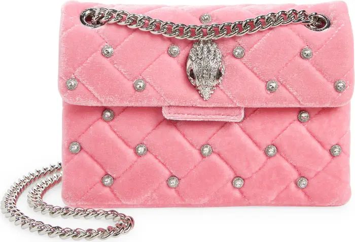 Kurt Geiger London Mini Kensington Quilted Velvet Crossbody Bag | Nordstrom | Nordstrom Canada