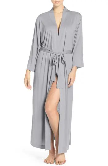 Women's Natori 'Shangri-La' Robe, Size X-Small - Grey | Nordstrom