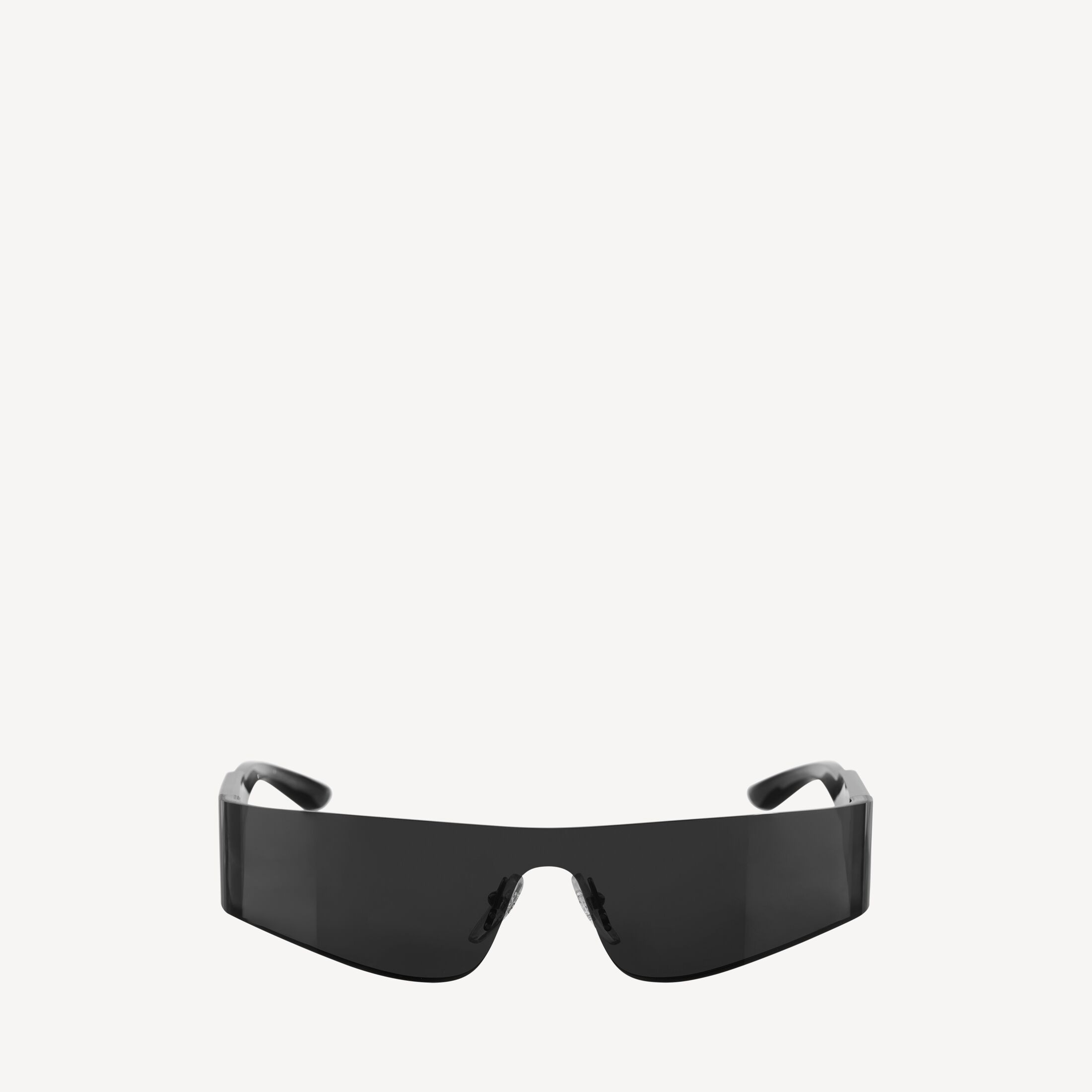 Balenciaga Mono Rectangle Sunglasses - Black - Unisex | Balenciaga