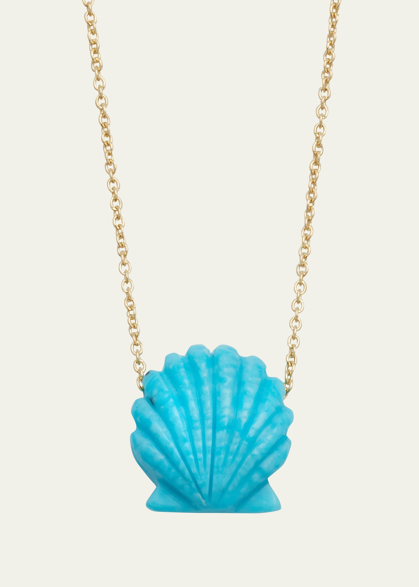 Aliita Turquoise Concha Shell Necklace | Bergdorf Goodman