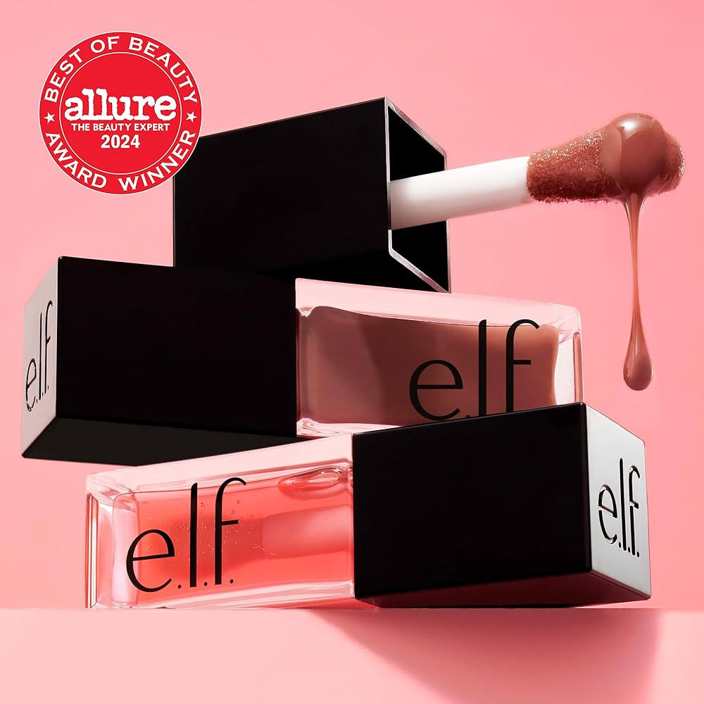 e.l.f. Glow Reviver Lip Oil, Nourishing Tinted Lip Oil For A High-shine Finish, Infused With Jojo... | Amazon (US)