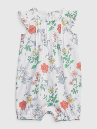 Baby Floral Romper One-Piece | Gap (US)