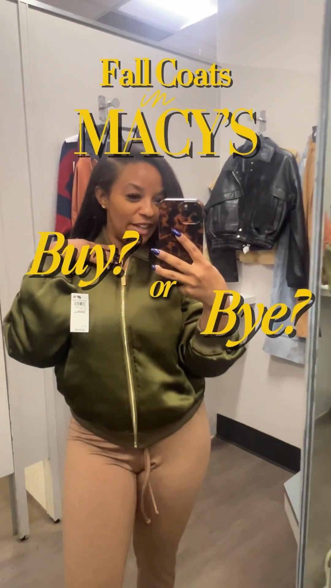 Buy or Bye??!!!

I REALLY want this $420 satin bomber I saw on Revolve but i can’t bring myself to spend that much! I was geek when I saw this satin bomber at @macys but im not sure if its giving 😩😩

What should I buy? & what needs to GIRL BYE 😂😂😂

Let’s see who knows me and can tell what came home with me! I linked all of them in my LTK 😘

Black girls in Macys | Macys try on haul | fall coats 

#macys #tryonhaul #fashiontiktok #fashiontiktok #fallfashion 

#LTKPetite #LTKFindsUnder100 #LTKSeasonal