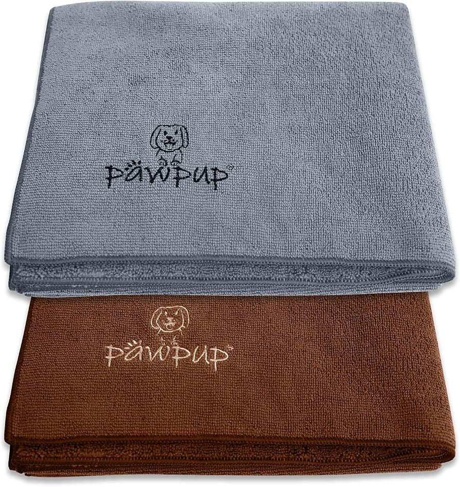 PAWPUP Dog Towel Super Absorbent - Pack of 2 - Quick Drying Super Soft Microfiber Pet Towel for D... | Amazon (US)