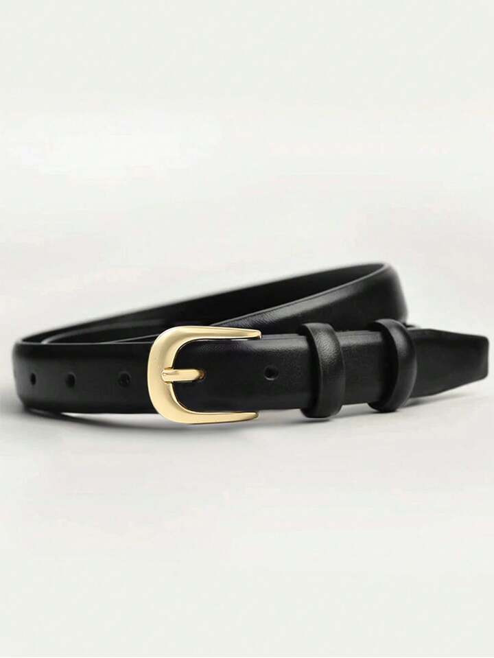 1PC Women's Belt, Exquisite Buckle, Three Lengths To Choose From, Simple And Exquisite,Women's Decorated Casual Jeans, Fashionable And Versatile, Suitable For Daily Wear With A Belt | SHEIN