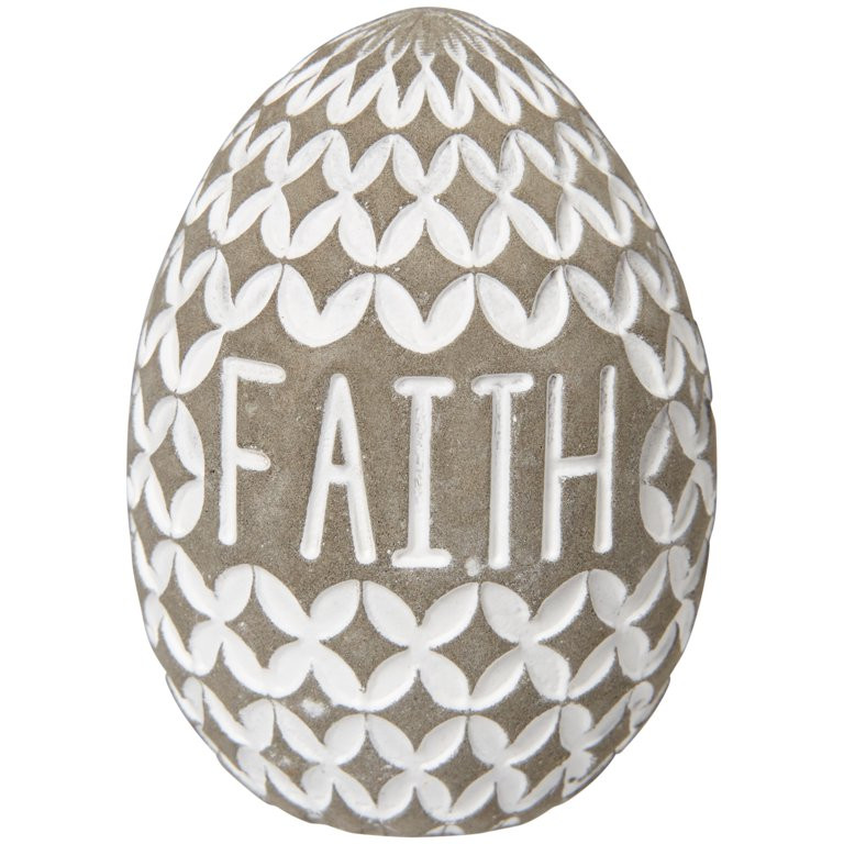 Way To Celebrate Sentimental Tabletop Easter Egg, Faith - Walmart.com | Walmart (US)