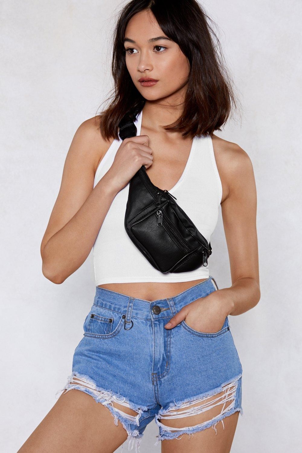 WANT Me First Faux Leather Fanny Pack | NastyGal (US & CA)