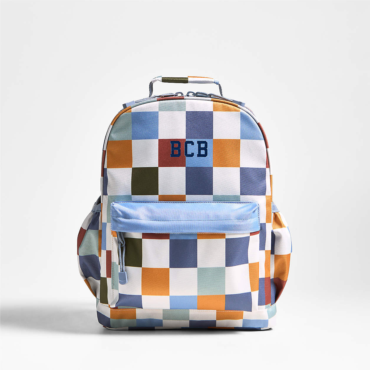 Retro Hopscotch Medium Kids Backpack with Side Pockets + Reviews | Crate & Kids | Crate & Barrel