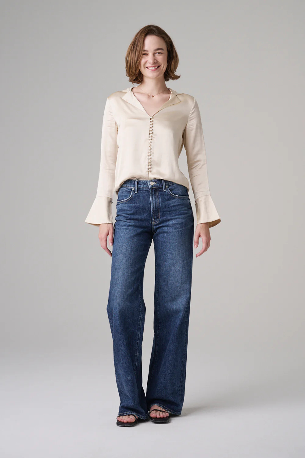 The Hermosa Wide Denim | Twilight | elims denim