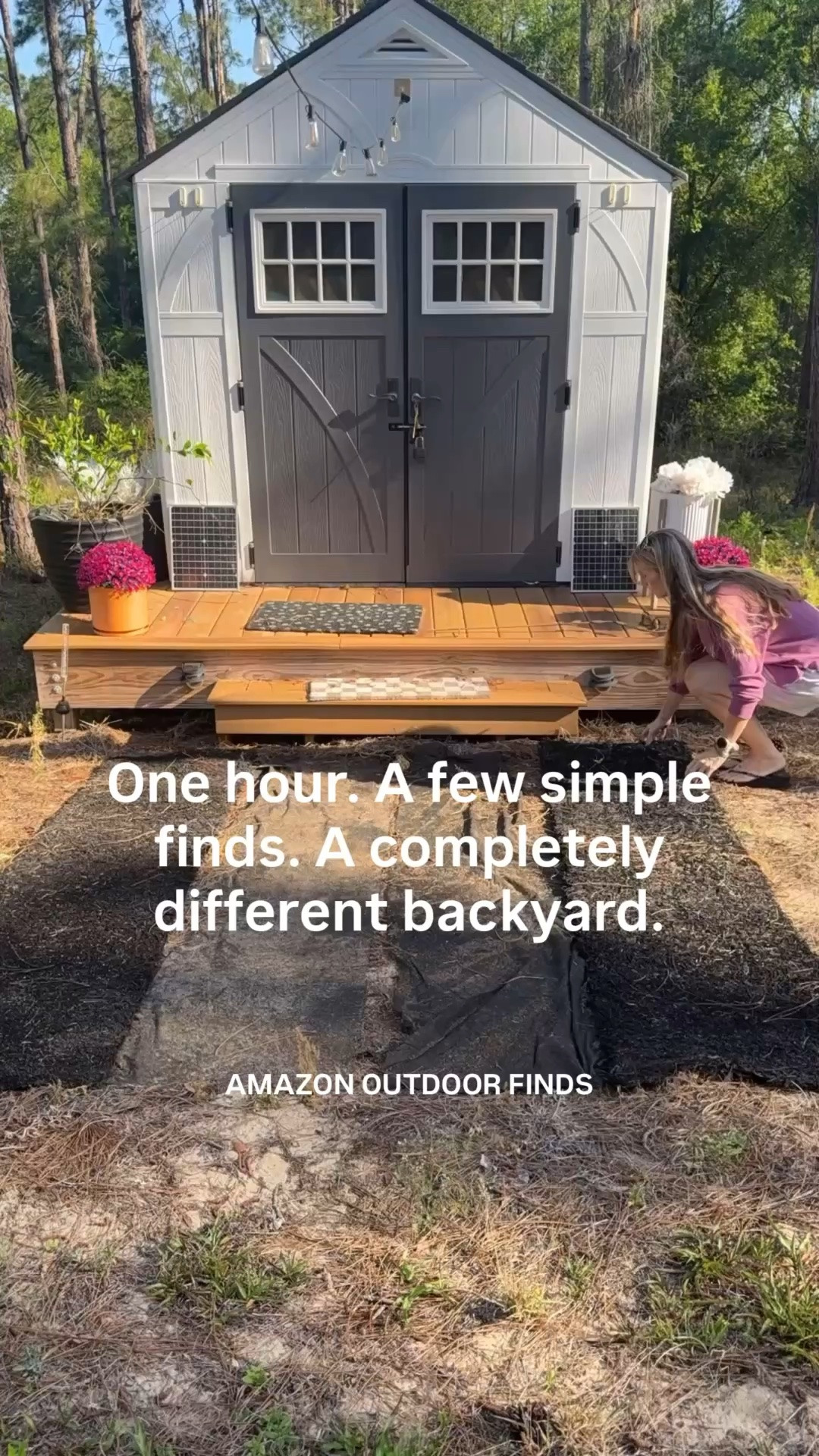Curb appeal made easy with Amazon! Watch how gave my she shed some landscaping love!

#LTKSeasonal #LTKHome #LTKSaleAlert