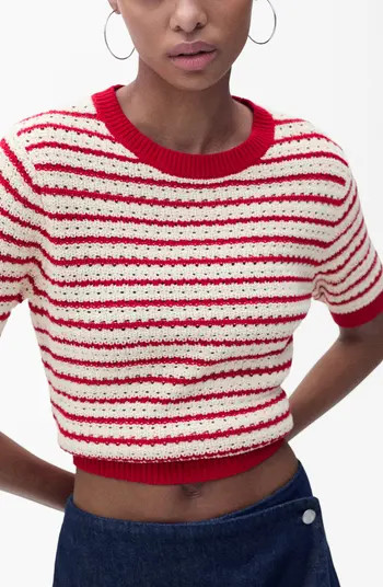 Mimoi Cotton Open Stitch Sweater | Nordstrom