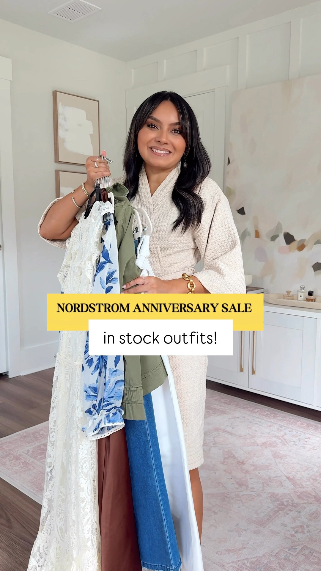 Nordstrom Anniversary In Stock Outfits!
For reference: I’m 5’0, 32b bra size, and 2/26 in bottoms, pear shaped. 
*Everything I share is unaltered! TTS means true to size 

Olive green jacket size xxs TTS 
White tank size xs TTS 
White jeans size 0 regular - wanted full length jeans so i went with the regular sizing and sized down a size
Tan rhinestone flats size 5 TTS

Blue floral dress size xxs TTS
Gold heels size 5 TTS 

White cardigan size xs TTS 
Blue jeans size 2 petite TTS
Brown booties size 5.5 TTS

Lace maxi dress size xs TTS 
Golden caramel tan boots size 6 - I like to size up a half size in these boots to wear socks



Nordstrom Anniversary Sale NSALE Nordy Petite outfits Fall outfits Winter outfits Boots Booties Sweaters What to wear Outfit ideas Rachel Miranda Blog Nordstrom.com Honeysweetpetite Honey Sweet Petite


#LTKPetite #LTKStyleTip #LTKSaleAlert