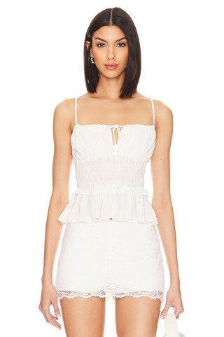 Lidiya Top in White | Revolve Clothing (Global)