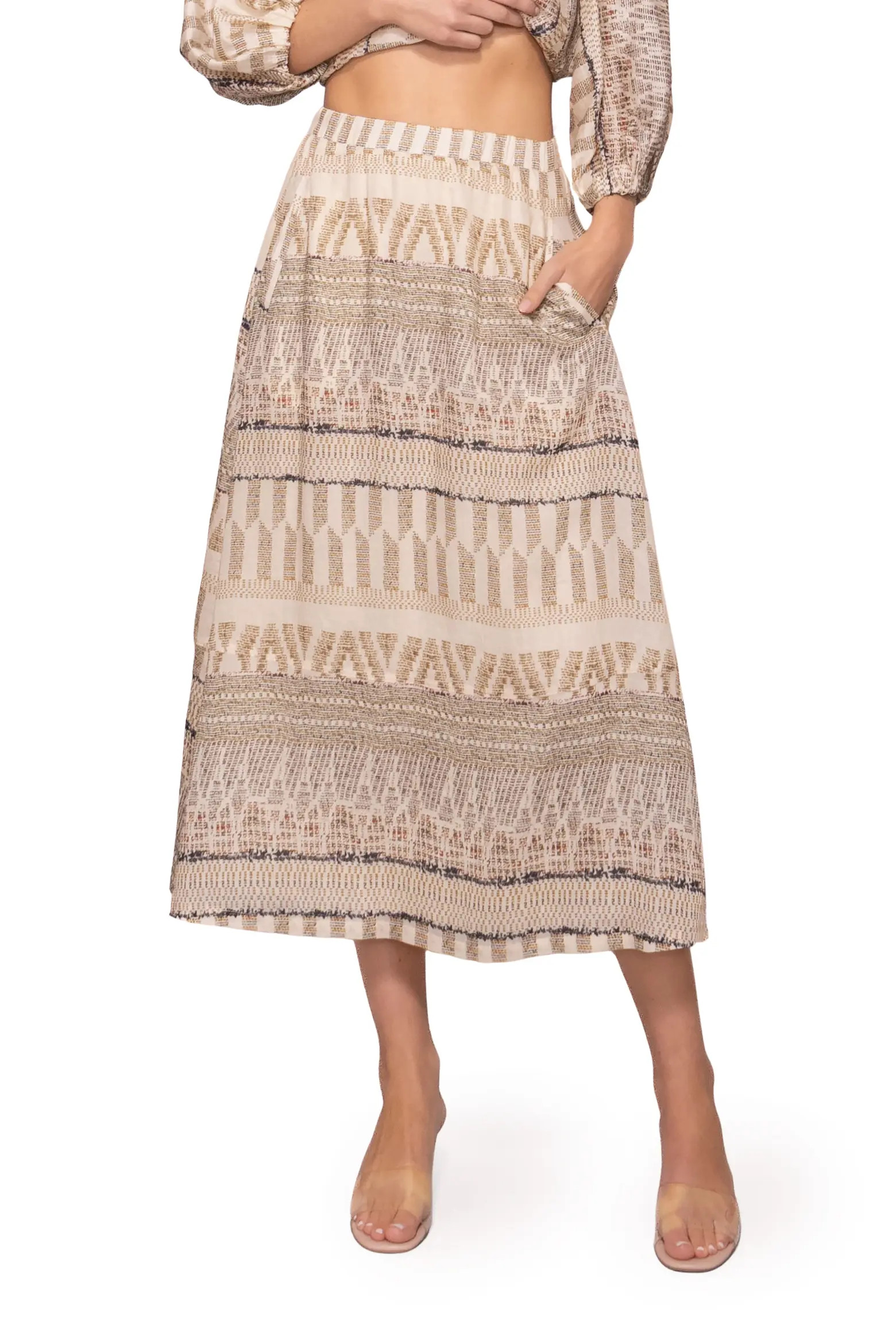 Print Midi Skirt (Women) | Nordstrom | Nordstrom