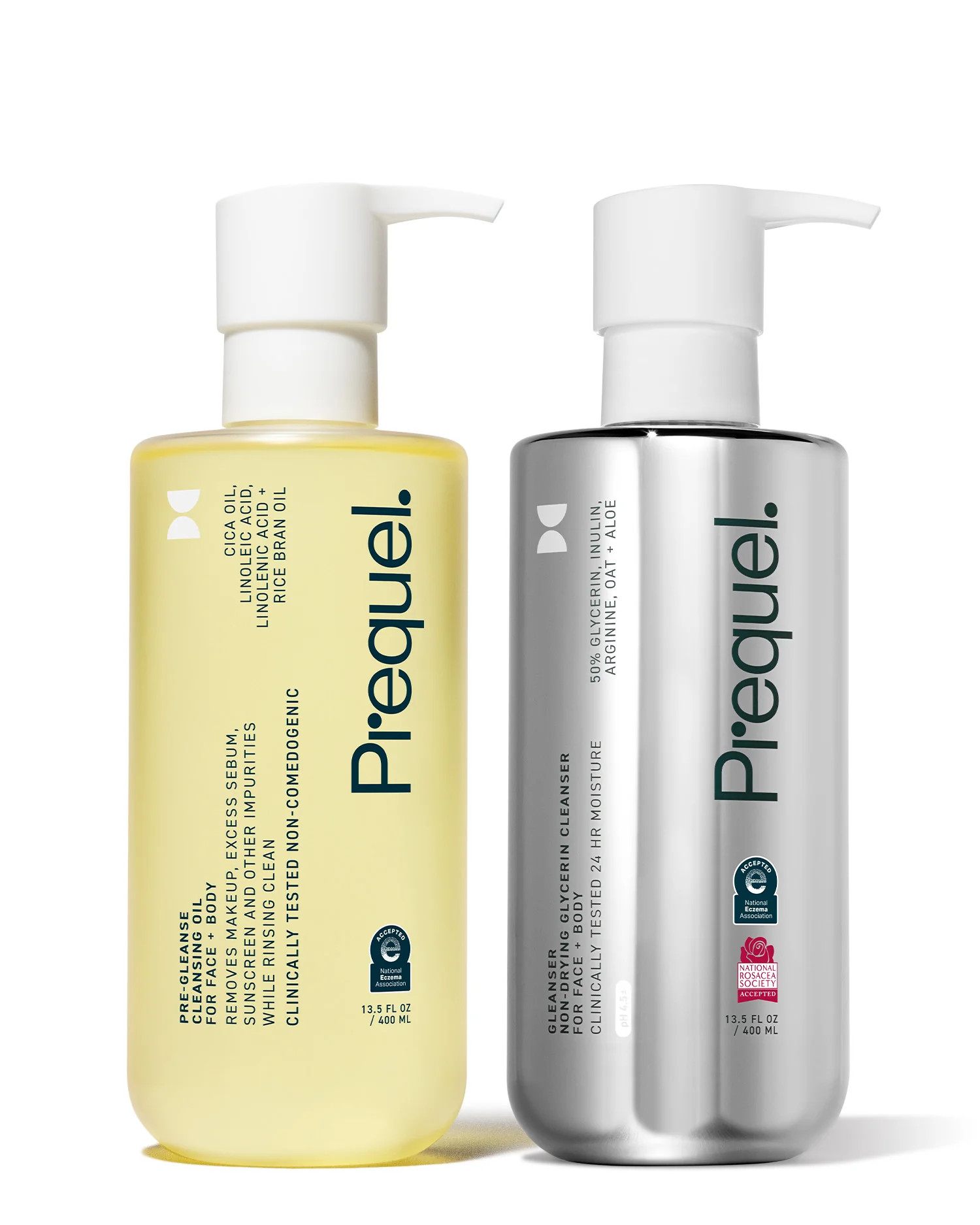 Double Cleanse Bundle - Jumbo Pre-Gleanse + Gleanser | Prequel Skin