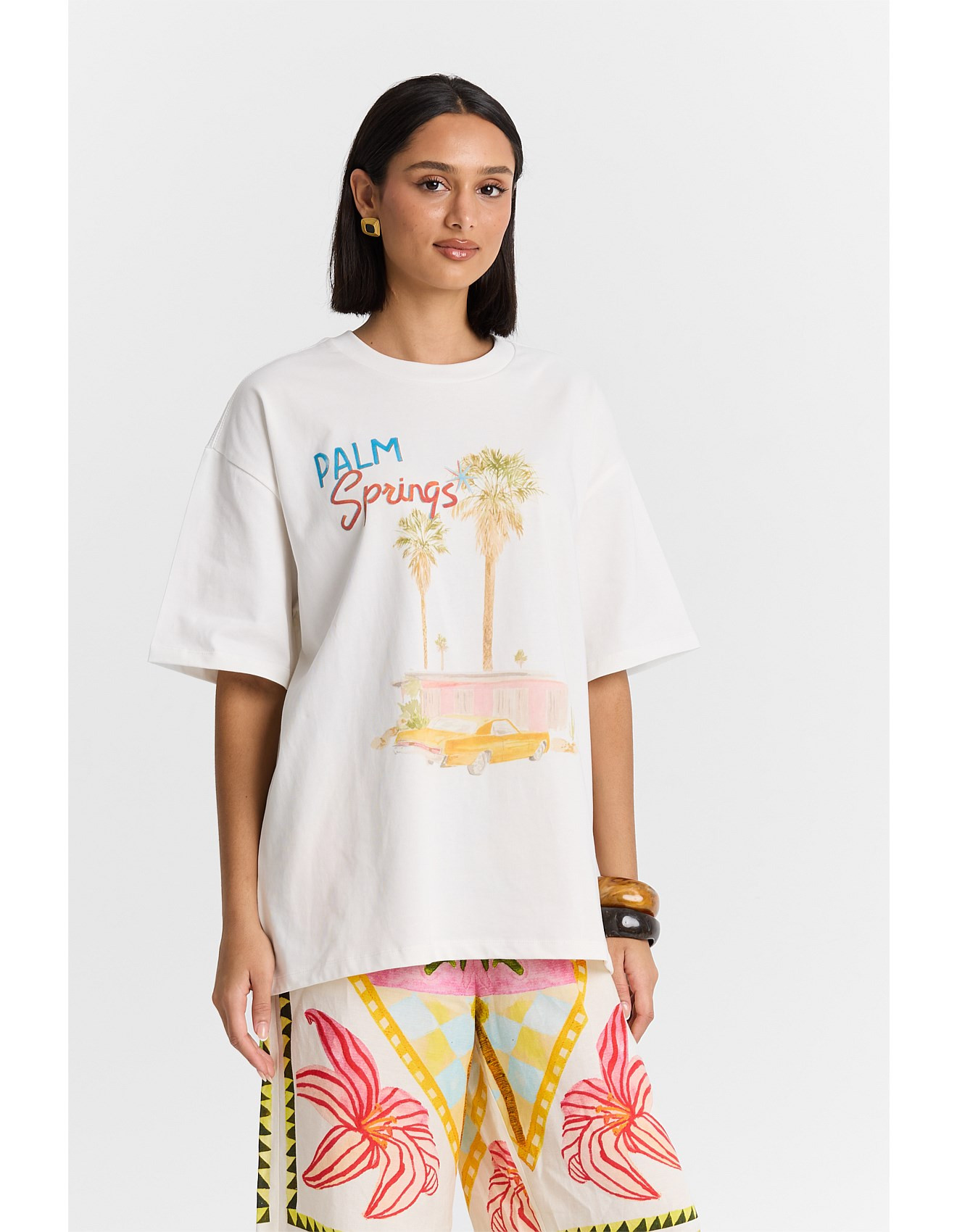 Maku Palm Springs Oversize T-shirt | David Jones | David Jones (Australia & New Zealand)