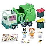 Bluey Garbage Truck - 2.5" Bluey and Bin Man poseable Figures with Playset, Multicolor | Amazon (US)