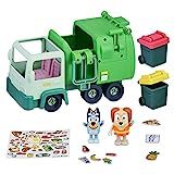 Bluey Garbage Truck - 2.5" Bluey and Bin Man poseable Figures with Playset, Multicolor | Amazon (US)
