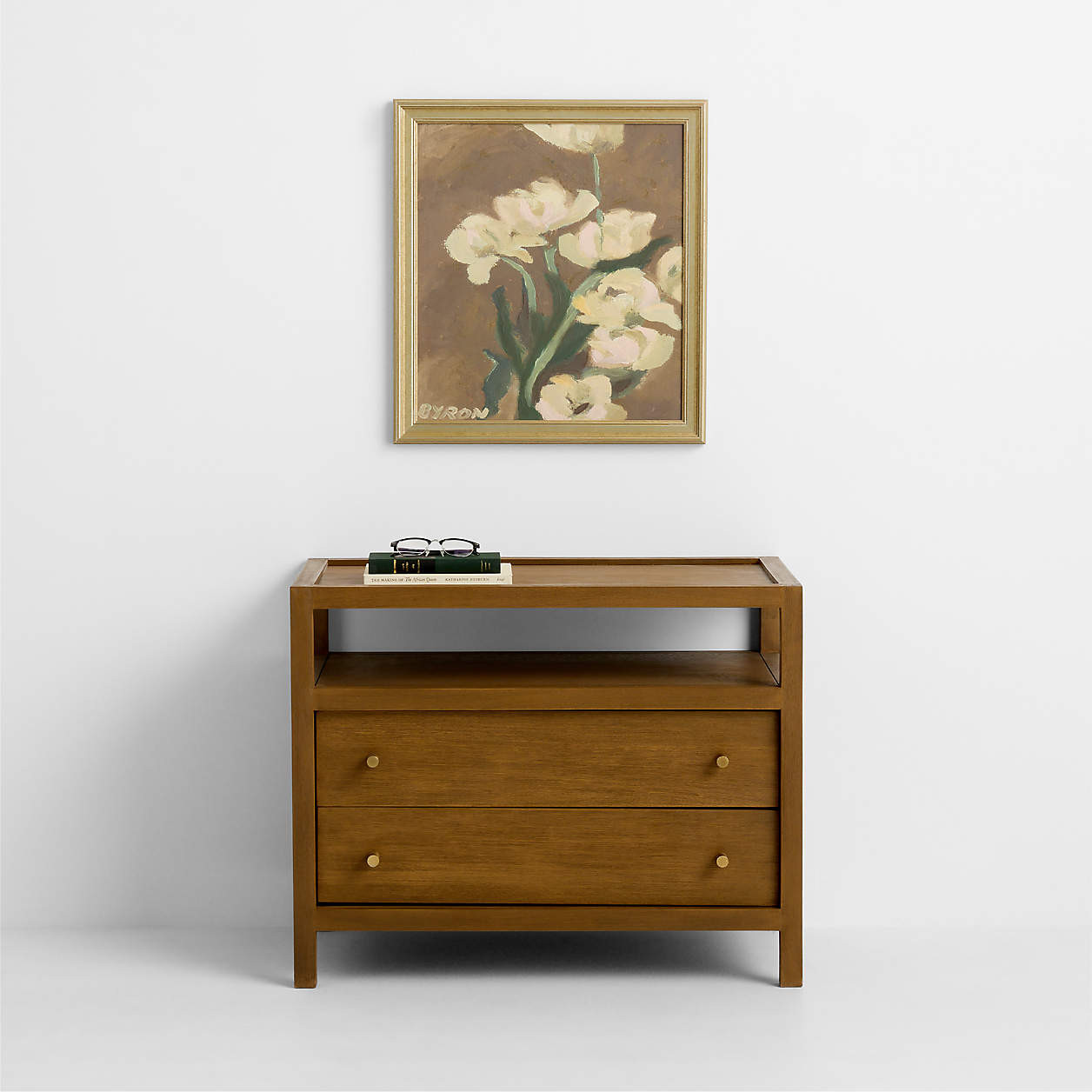 "Belle Epoque" by Sadie Byron 21" x 23" Framed Wall Art Print | Crate & Barrel | Crate & Barrel