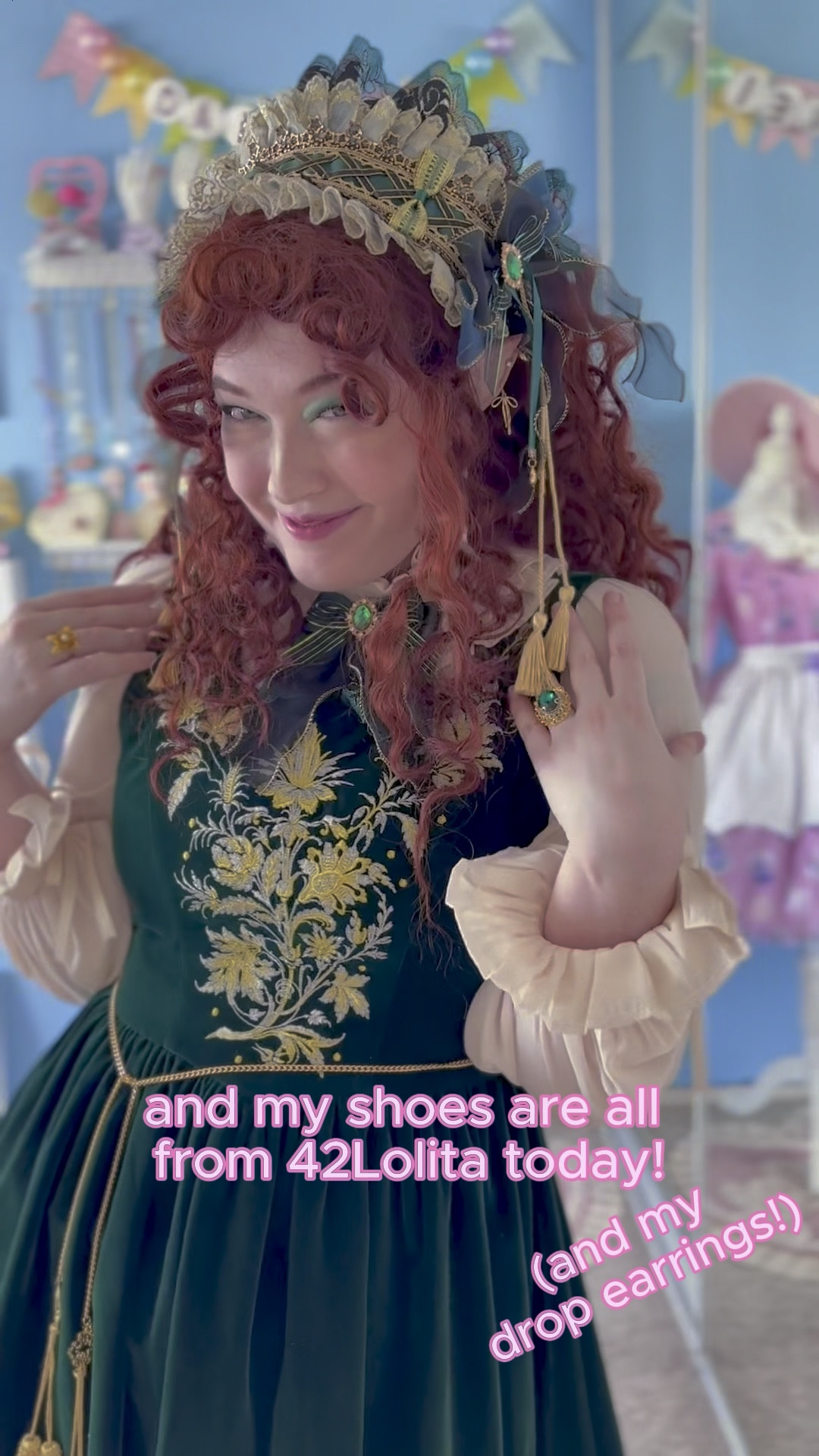 #GIFTED 
42Lolita sent me some accessories to make my elflita dreams come true! My dress, cape, and all the accessories are available to purchase on its website 42Lolita.com. Use my code ASTRAWW_BUT_FRILLY for 5% off! 

#LTKSeasonal #LTKGiftGuide #LTKStyleTip