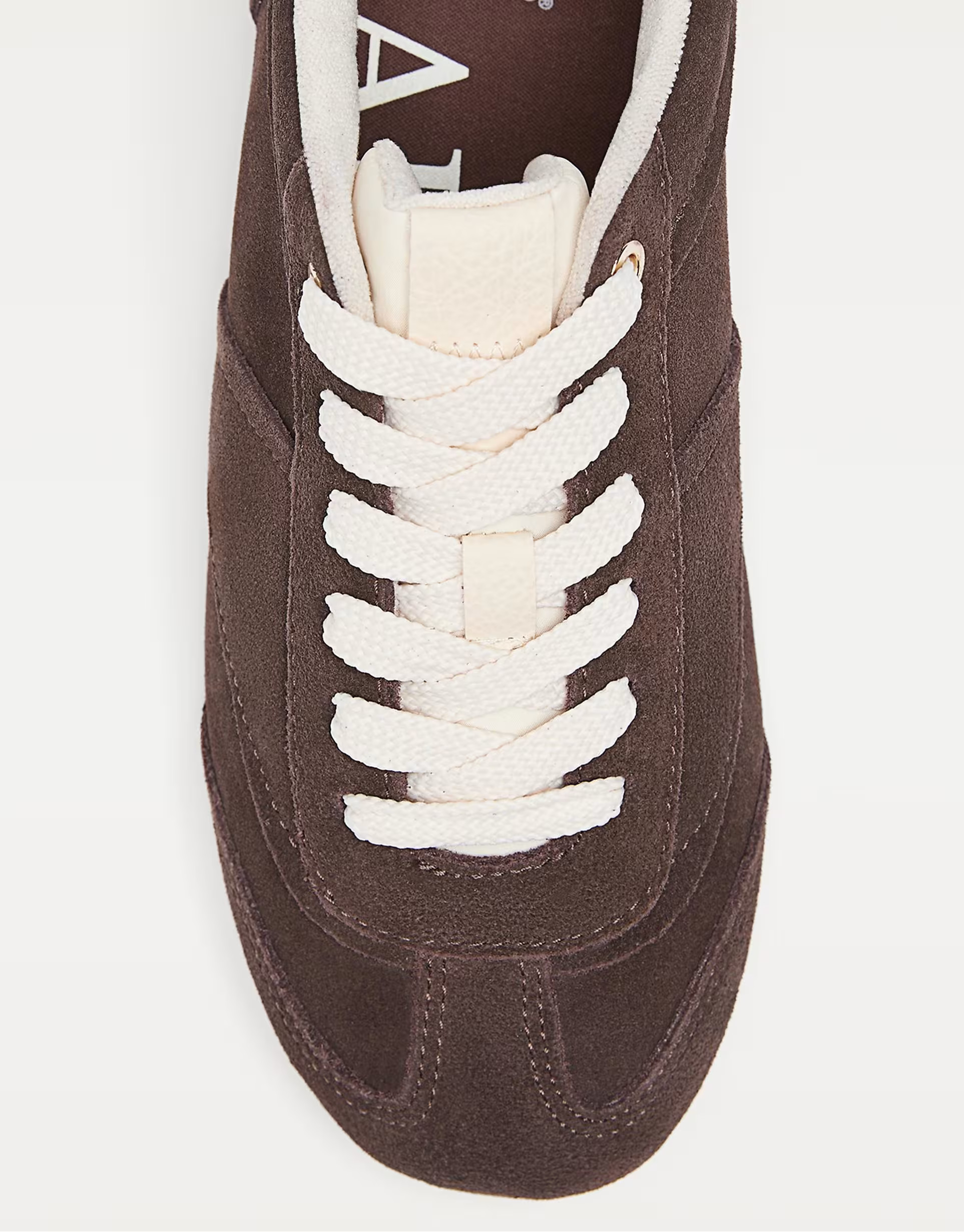 Stradivarius Soft leather trainers in brown | ASOS (Global)