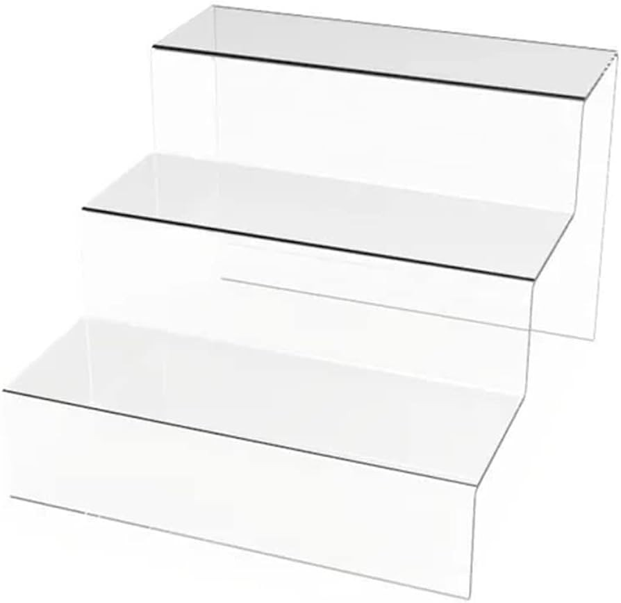 Plataforma Expositora escadinha 3 Degraus em Acrilico Sapato | Amazon (BR)