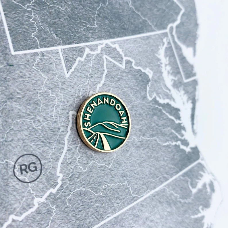 Shenandoah NP Enamel Magnet- Collectible Token for the National Park Explorer's Map | Etsy (US)