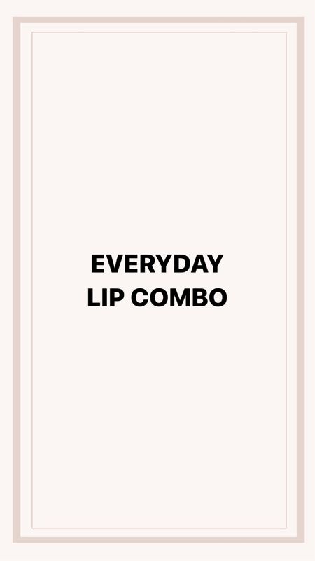 My everyday lip combo! 

Lip liner: iconic nude
Lip stick/ 219 (order direct for pretty packaging!) 
Lipgloss: beige 

#LTKbeauty