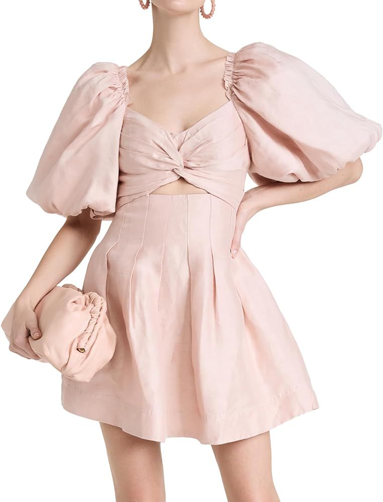 Jardinvue Women Off Shoulder Dress Sexy Mini Dress Summer Dress for Women Ruffle Resort Dress Str... | Amazon (US)