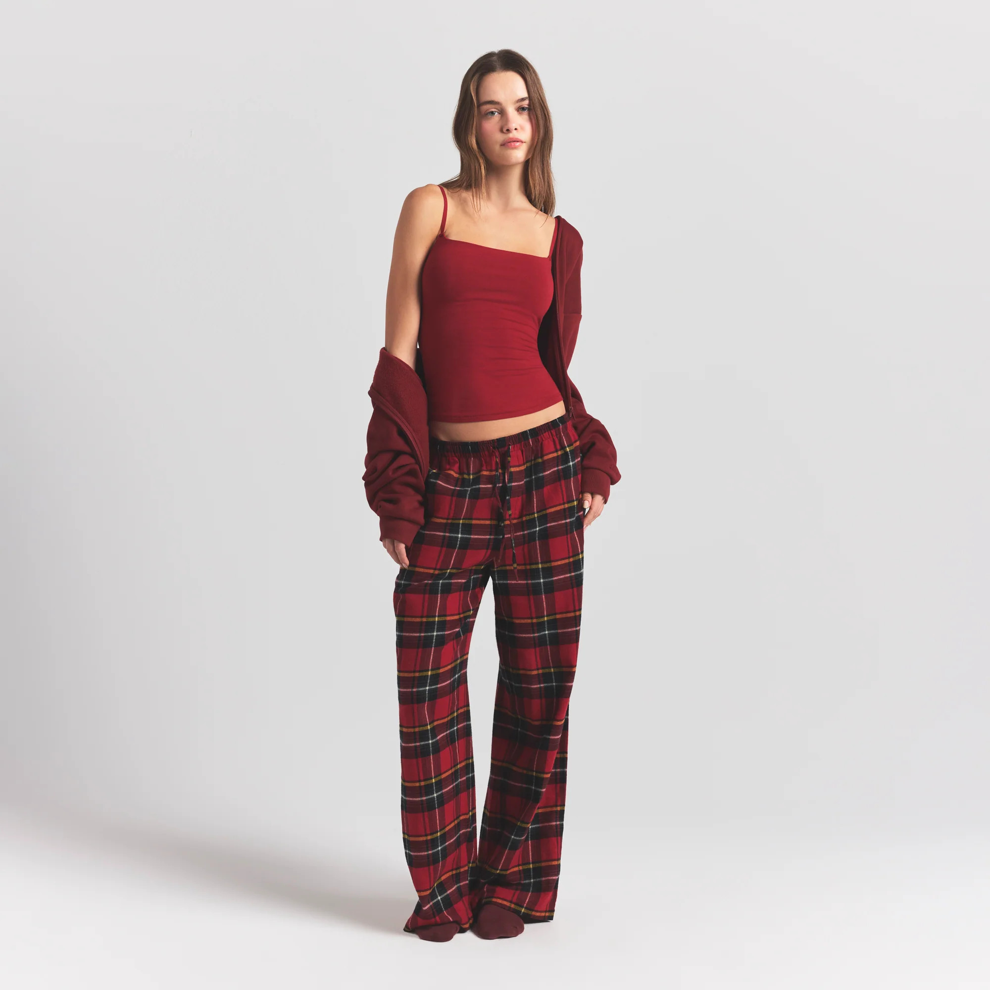 SKIMS Cami Top | Red | Large | Cotton Jersey | SKIMS (US)