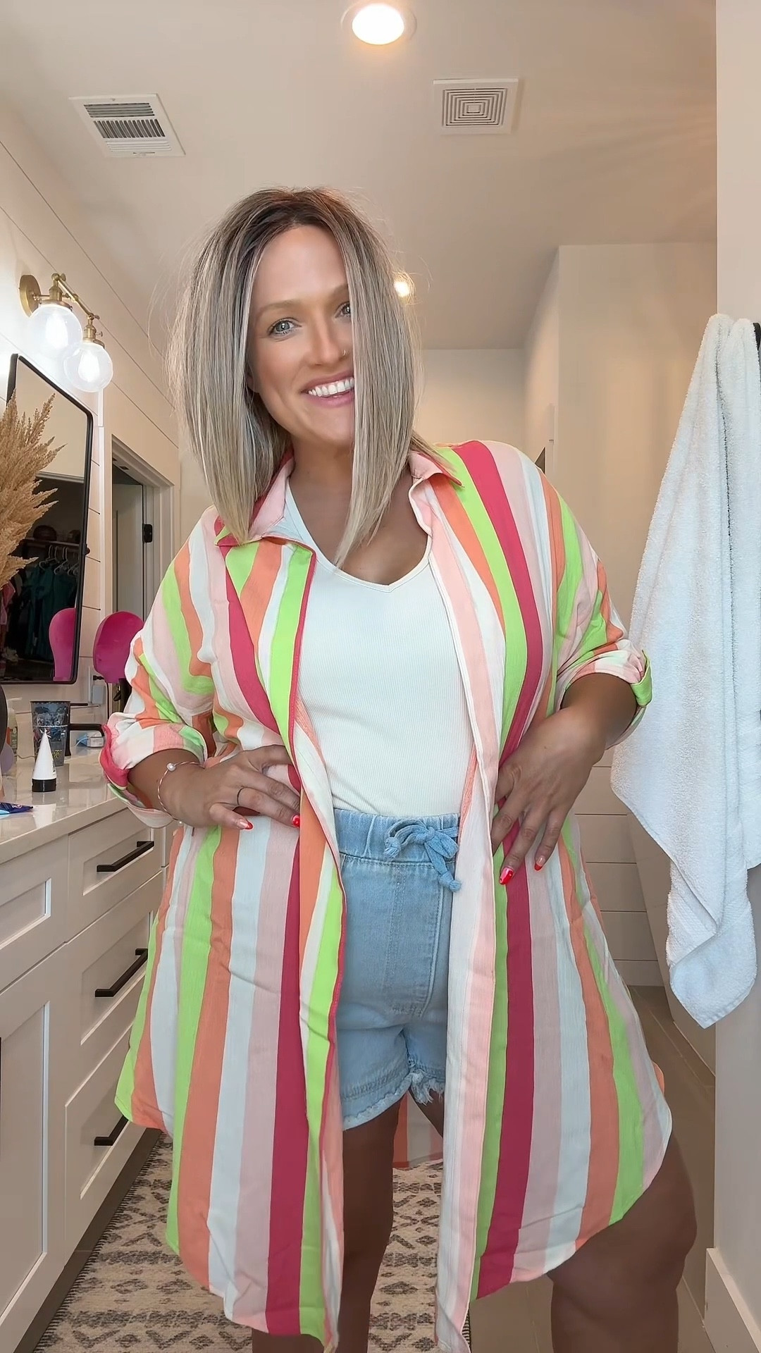 Saturday Fit Check!

Kimono-1X
Bodysuit-2X
Shorts-Size 16

#LTKSeasonal #LTKPlusSize #LTKMidsize