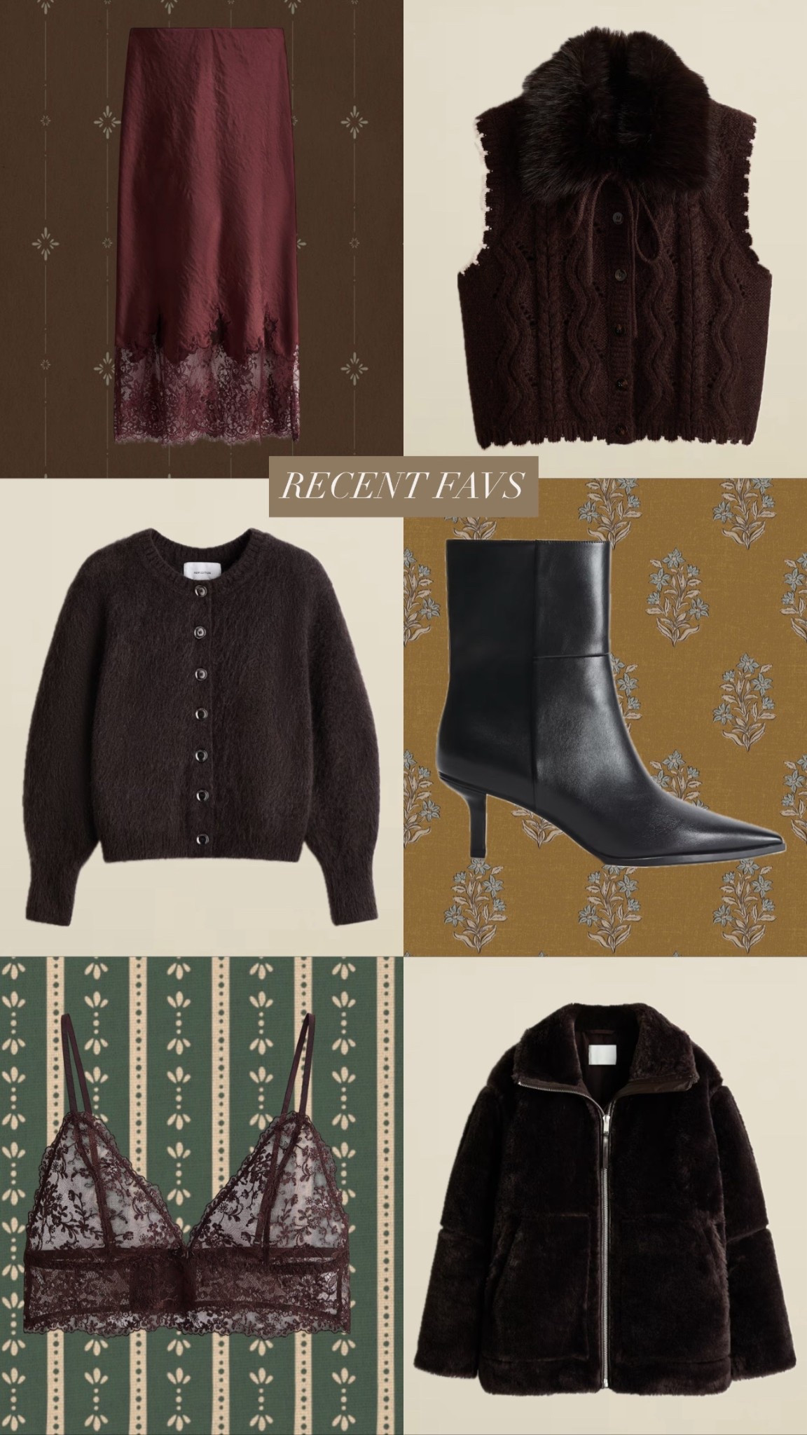 Recent Favs Finds from H&M

#womensfashion #hm #dailyootd #brownwardrobe #dailyootd #fashionfinds #stylefinds #momoutfit #30sfashion #knitsweater #kittenheels #christmasoutfit #christmasfit

#LTKFindsUnder50 #LTKootd #LTKGiftGuide