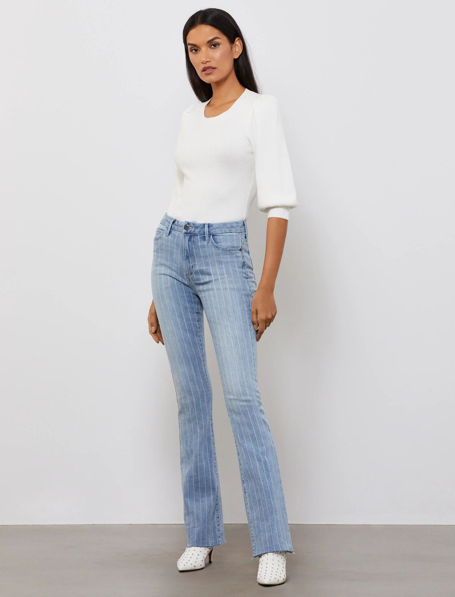 Devon High-Rise Flare Jean | BCBG Max Azria 