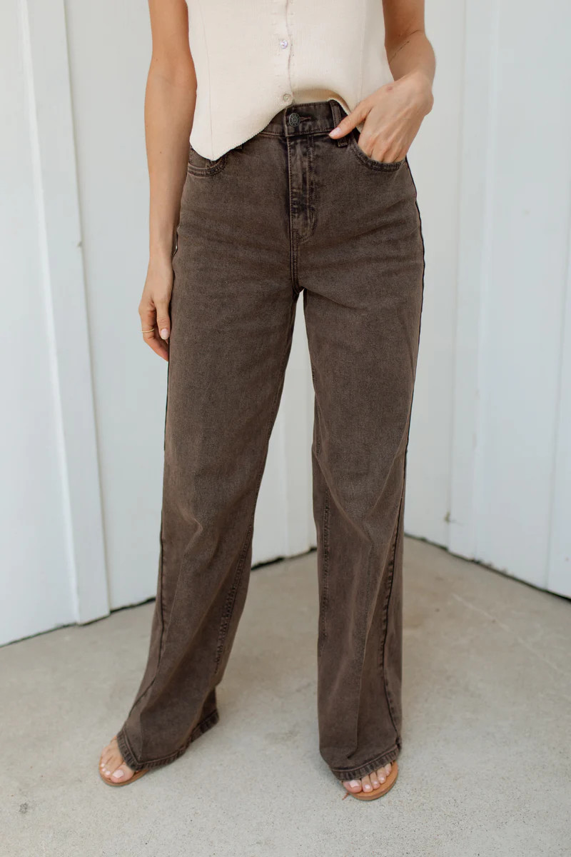 Holland Wide Leg Jeans | Carly Jean Los Angeles