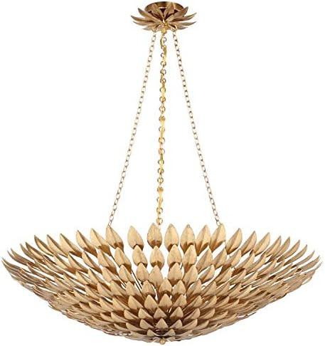 Broche 8 Light Antique Gold Chandelier | Amazon (US)
