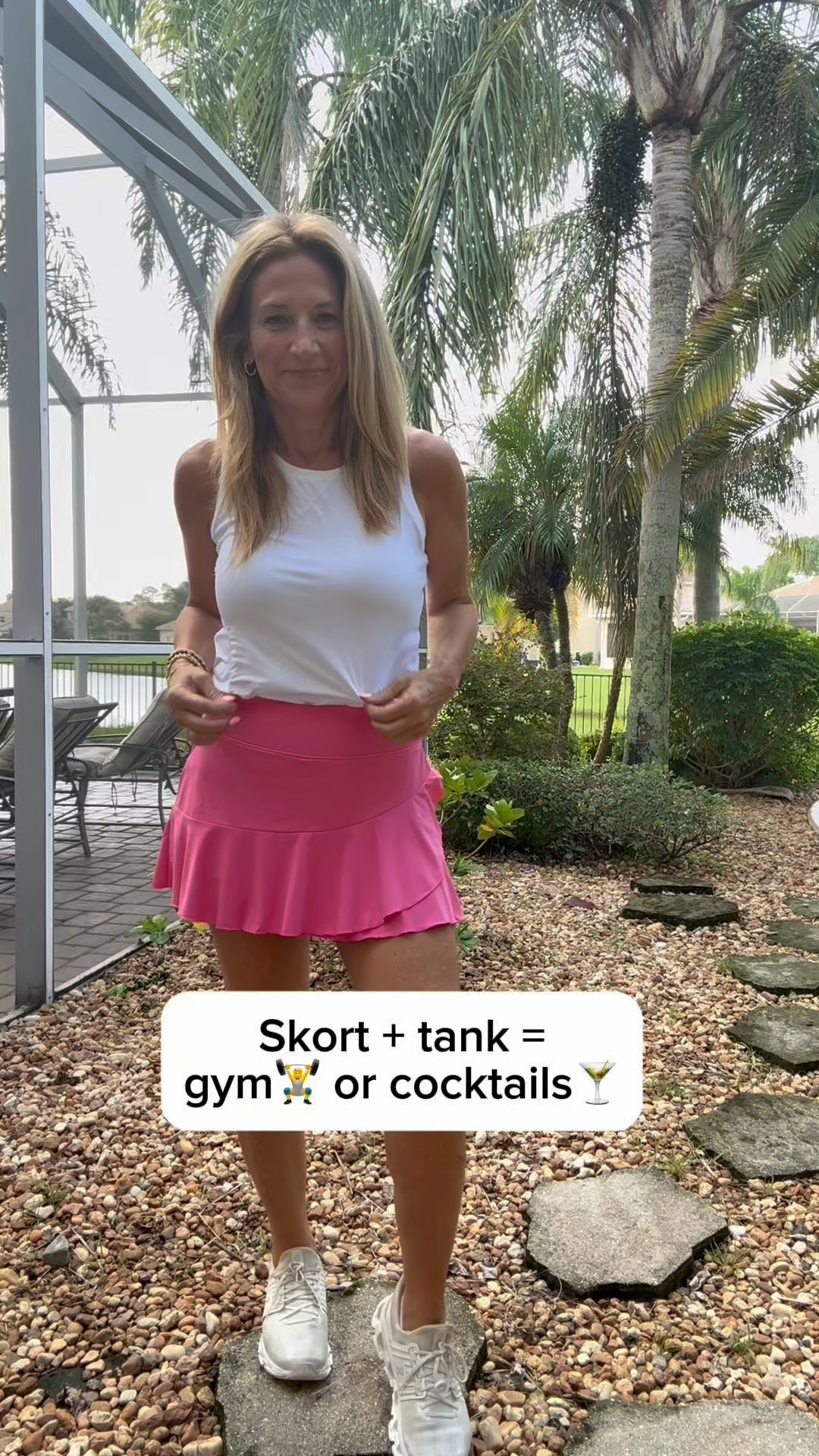 Activewear’s like: “Are we lifting weights or martini glasses?” 🍸🏋️‍♀️

Skorts
Tank tops 
Activewear
Workout ootd
G4 activewear 


#ActivewearLife #GymOrCocktails #AthleisureVibes #FashionHumor #OOTDfunny #StyleWithASideOfLOL #MidlifeStyle #QuirkyFashion #ViralLooks #FunnyFitFashion


#LTKSeasonal #LTKActive #LTKFindsUnder50
