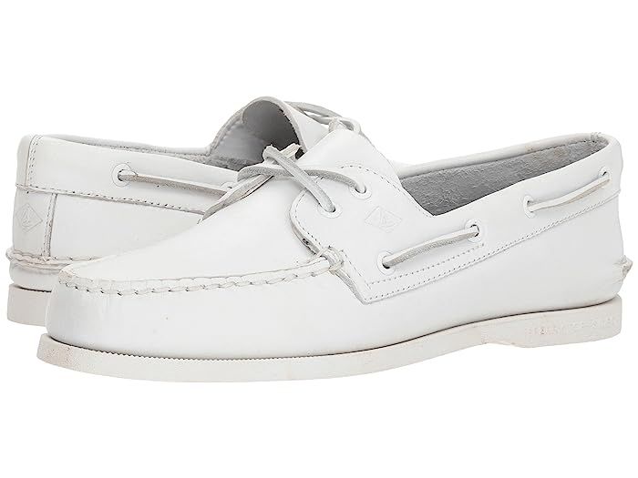 Sperry A/O 2-Eye (White) Men's Lace up casual Shoes | Zappos