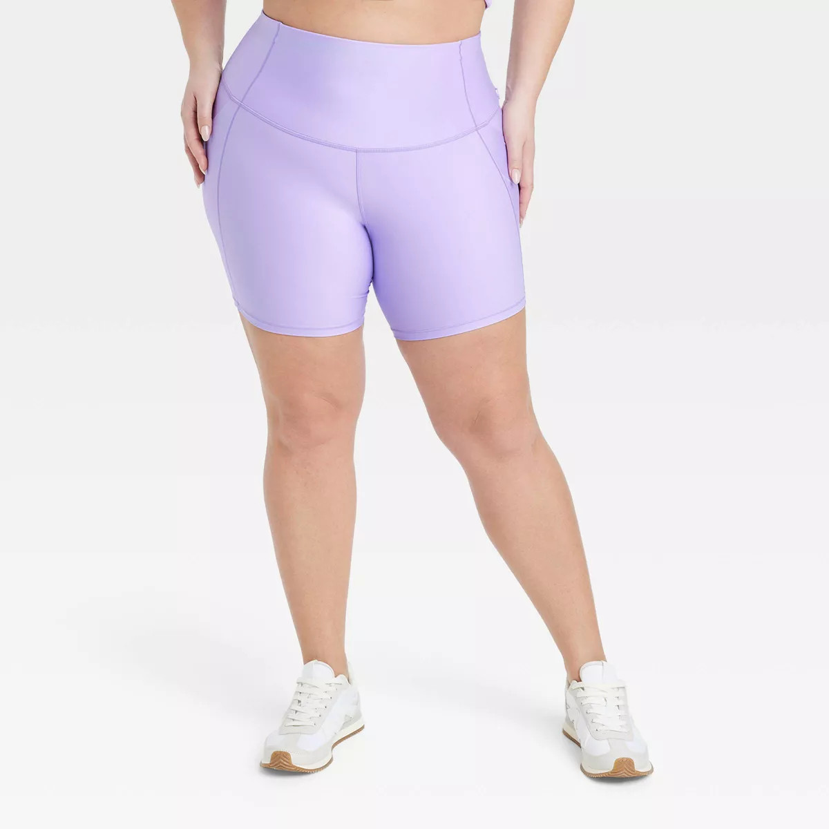 Women's Effortless Support High-Rise Pocketed Bike Shorts 6" - All In Motion™ | Target
