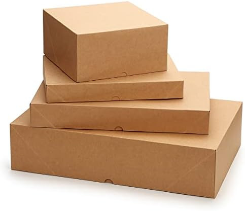 MOMONI 13 Piece Gift Boxes with Lids of Assorted Sizes with 4 inch Deep Robe Boxes and 8x8x4 Gift Bo | Amazon (US)