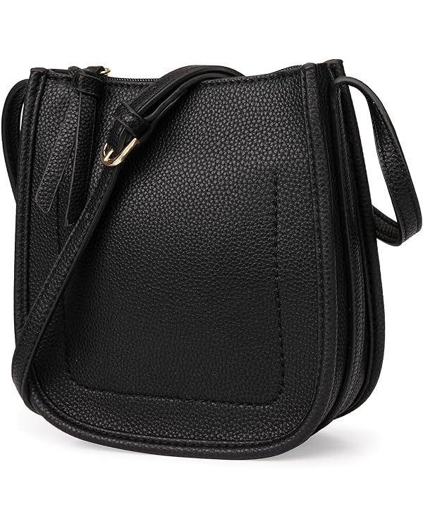 Montana West Small Crossbody Shoulder Bag for Women Classic Satchel Handbags Ladies Small Purse | Amazon (US)
