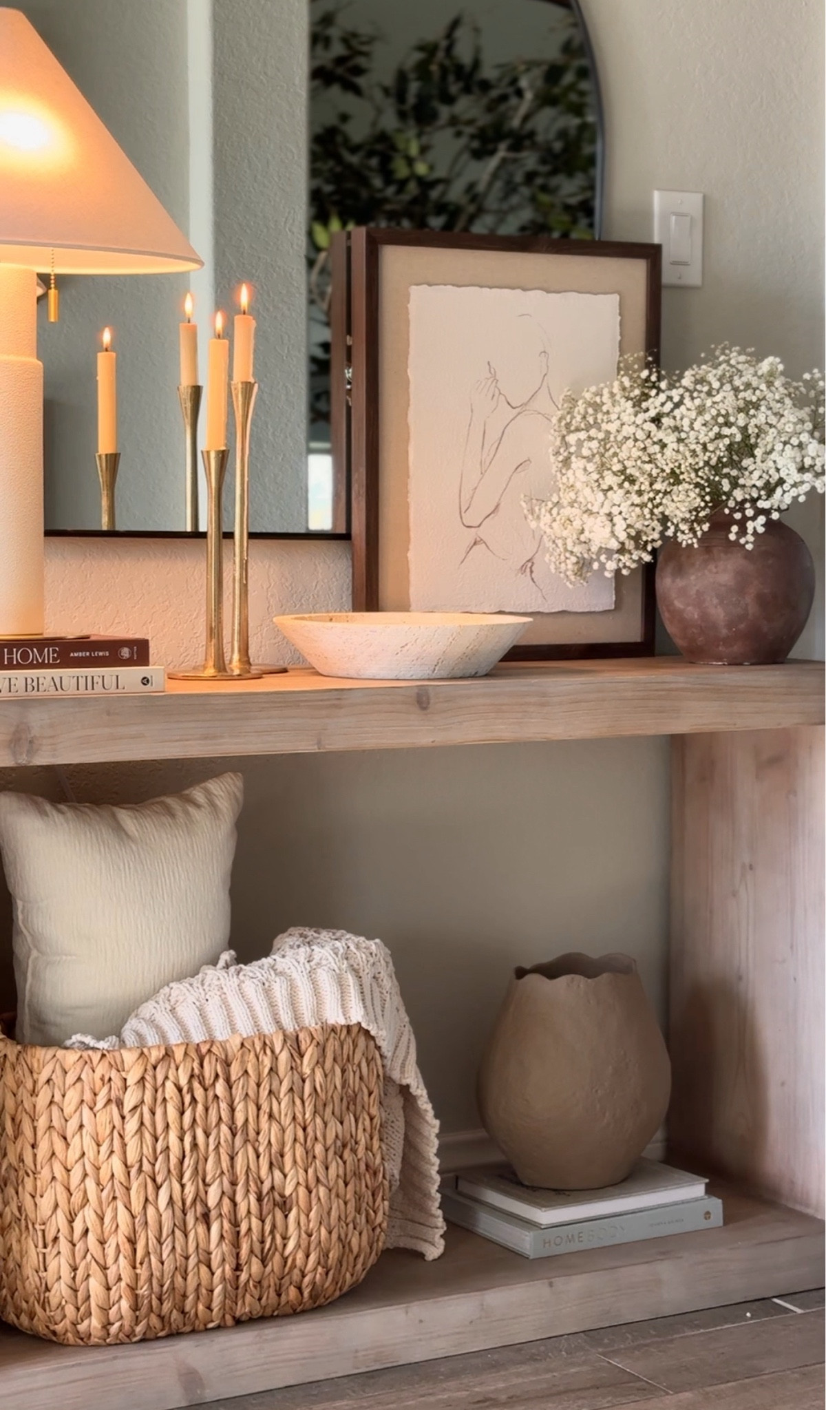 Entryway Styling | Modern interiors | Console Table Solid Wood | Brown Home Accents | Target Finds | Budget Home Decor 

#LTKSeasonal #LTKsalealert #LTKhome