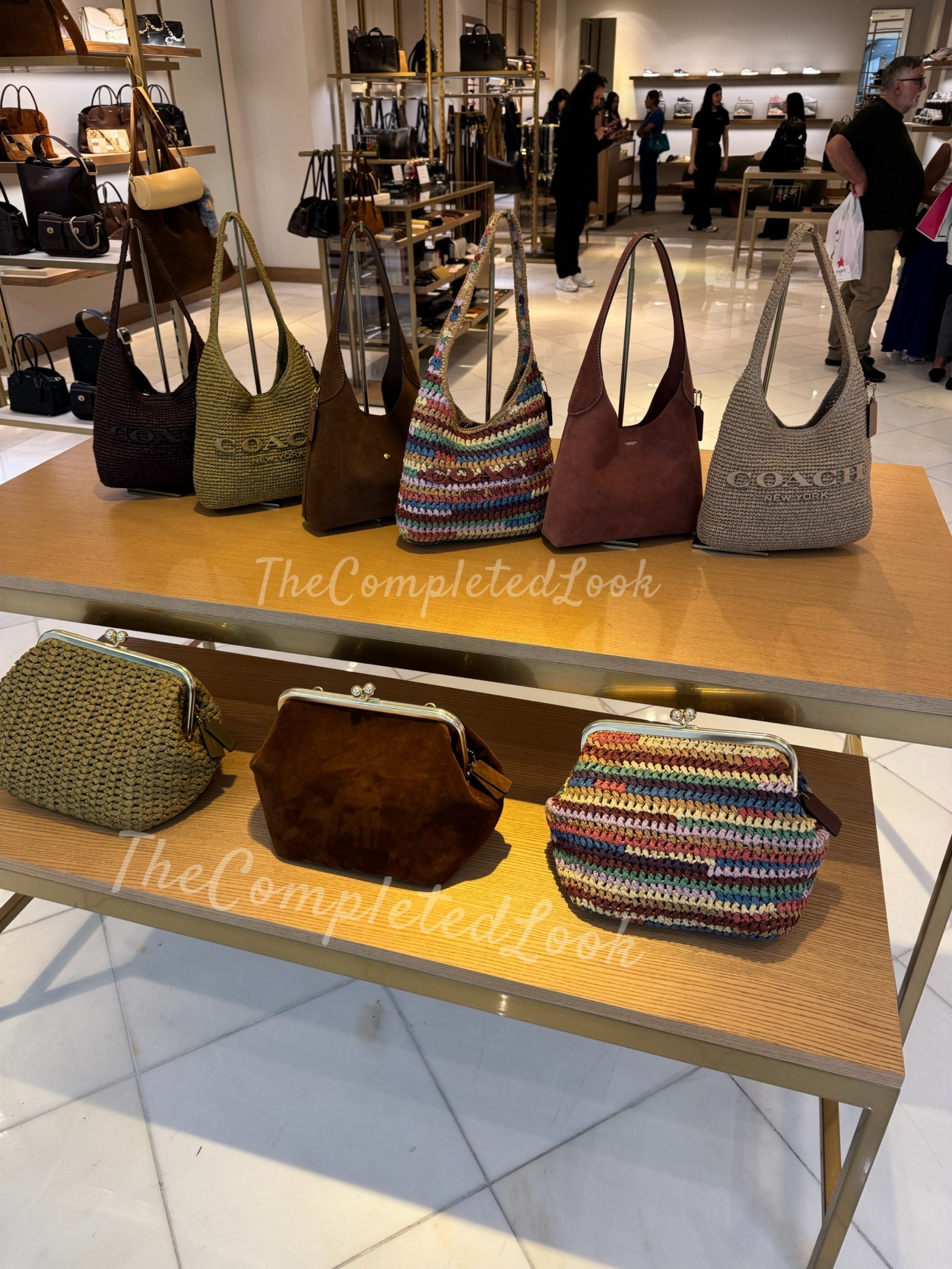 Coach spring and summer vacation collection ! #coachkisslock #coachny #coachbag