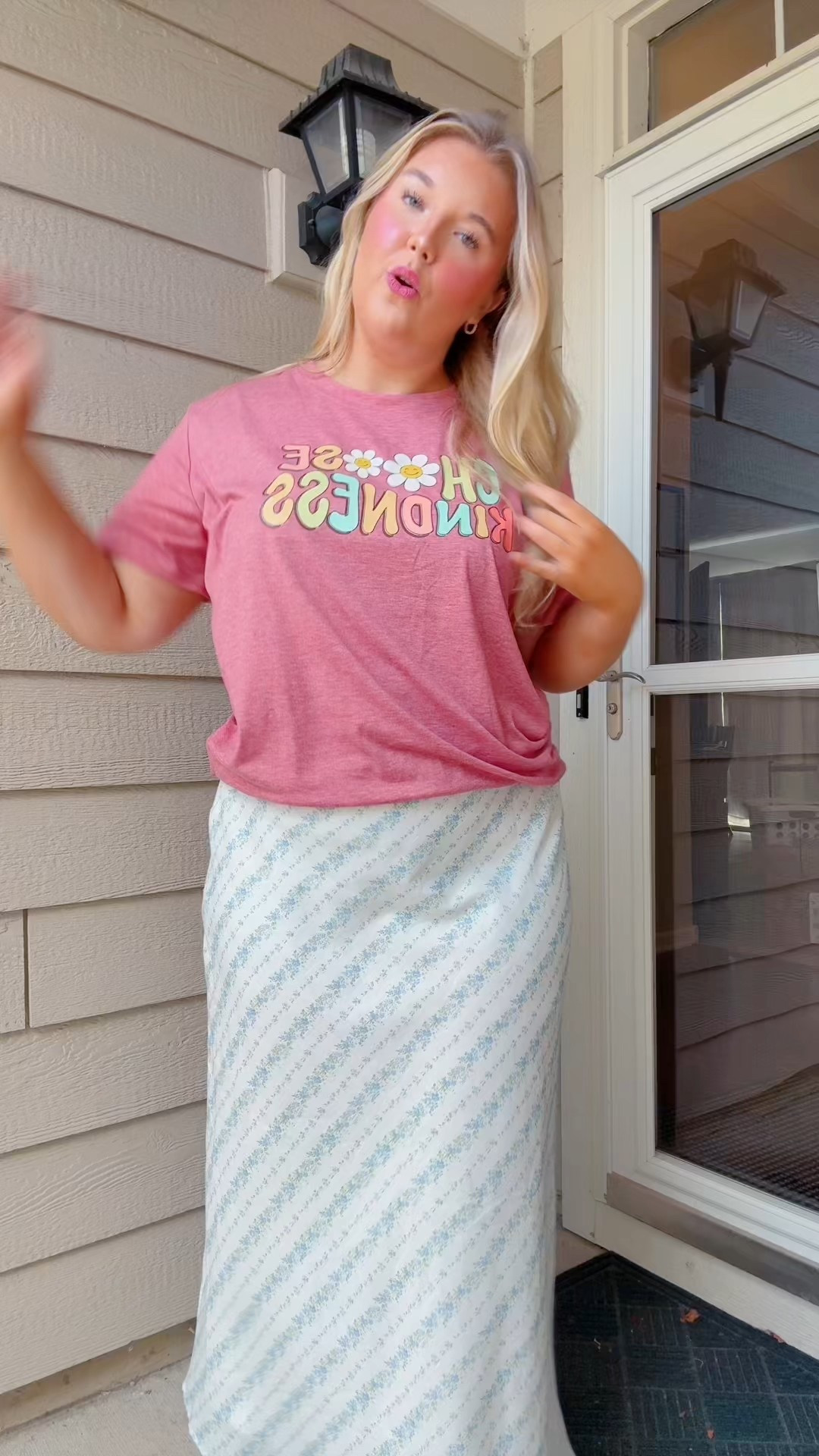 TODAYS TEACHER OUTFIT 🩷🧡💛💚🩵

#LTKStyleTip #LTKMidsize #LTKTall
