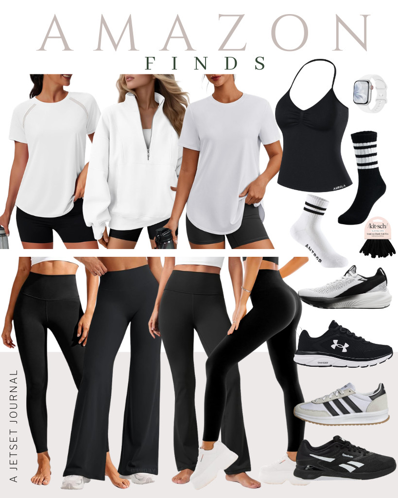 Absolutely obsessed with these chic Amazon Athleisure finds! These buttery-soft high-waisted leggings are everywhere, and I know why. It pairs great with simple tops or this cool mock-neck sweater from AUTOMET. I also found great footwear options from Reebok, Adidas, and more.


#LTKSeasonal #LTKSaleAlert #LTKTravel 

 