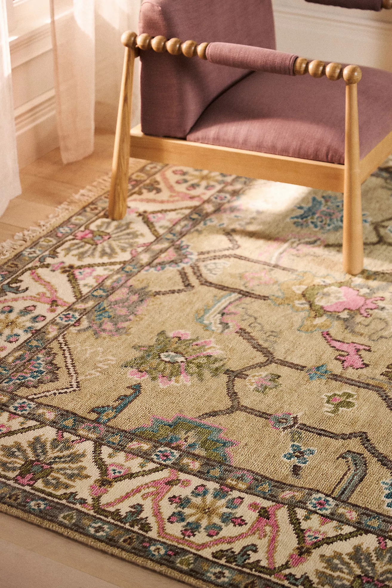 Wool Hand-Knotted Persian Inspired Rug | Anthropologie (US)